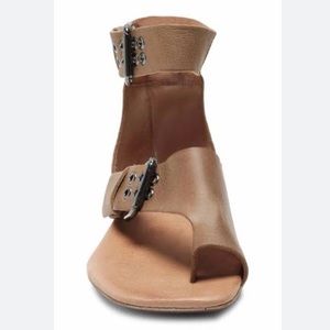 Marco Leather Gladiator Sandals in Sage